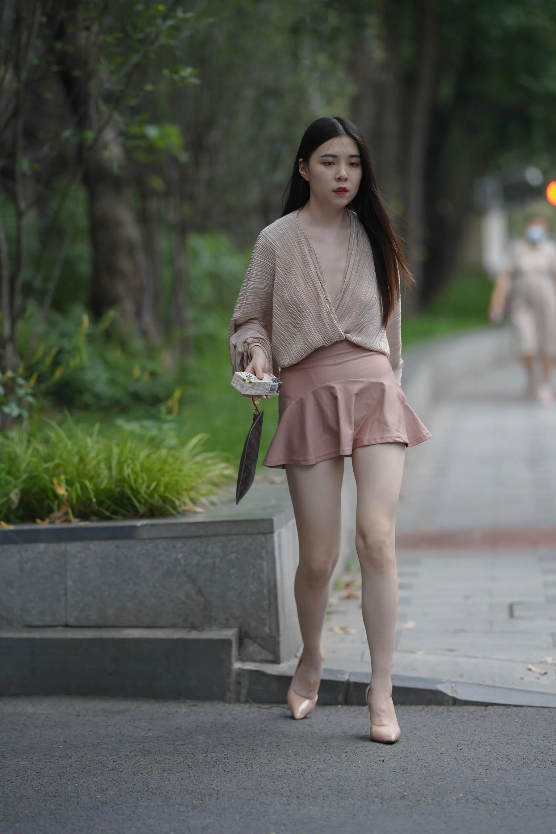 魔镜街拍 NO.167 可爱的粉色短裙小姐姐 [495P]插图8